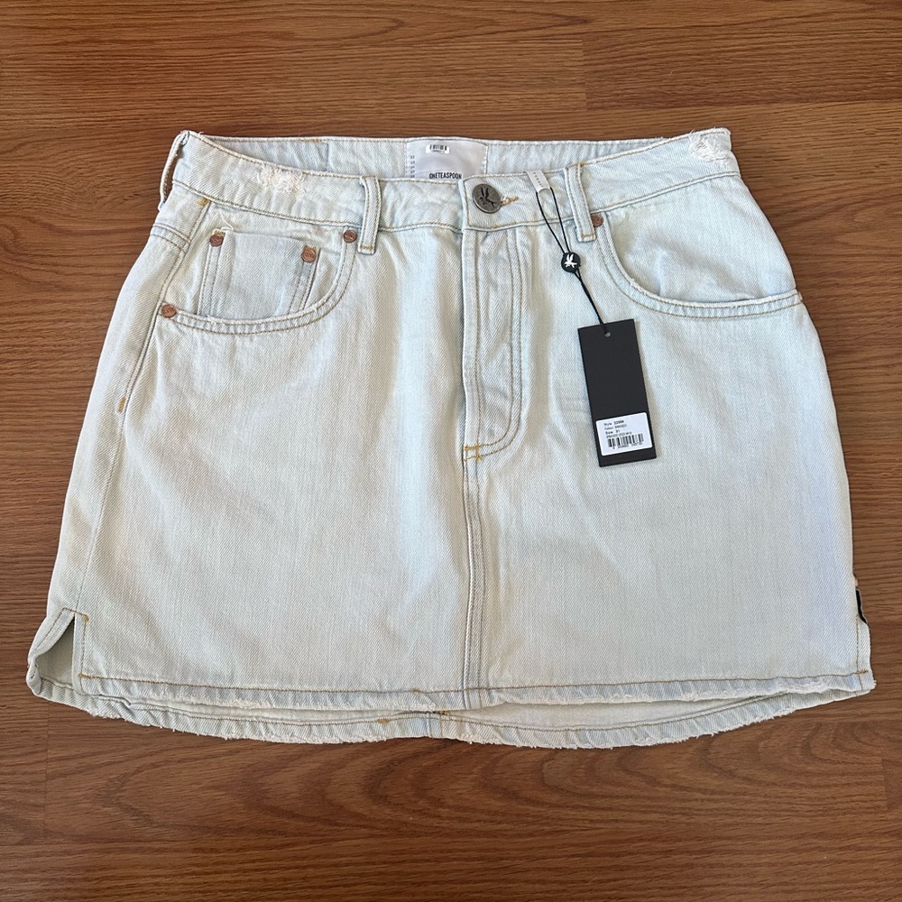 Blue Jean Mini Skirt NWT